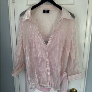 2pc Set Studio 1940 Sheer Pink women’s sleep set